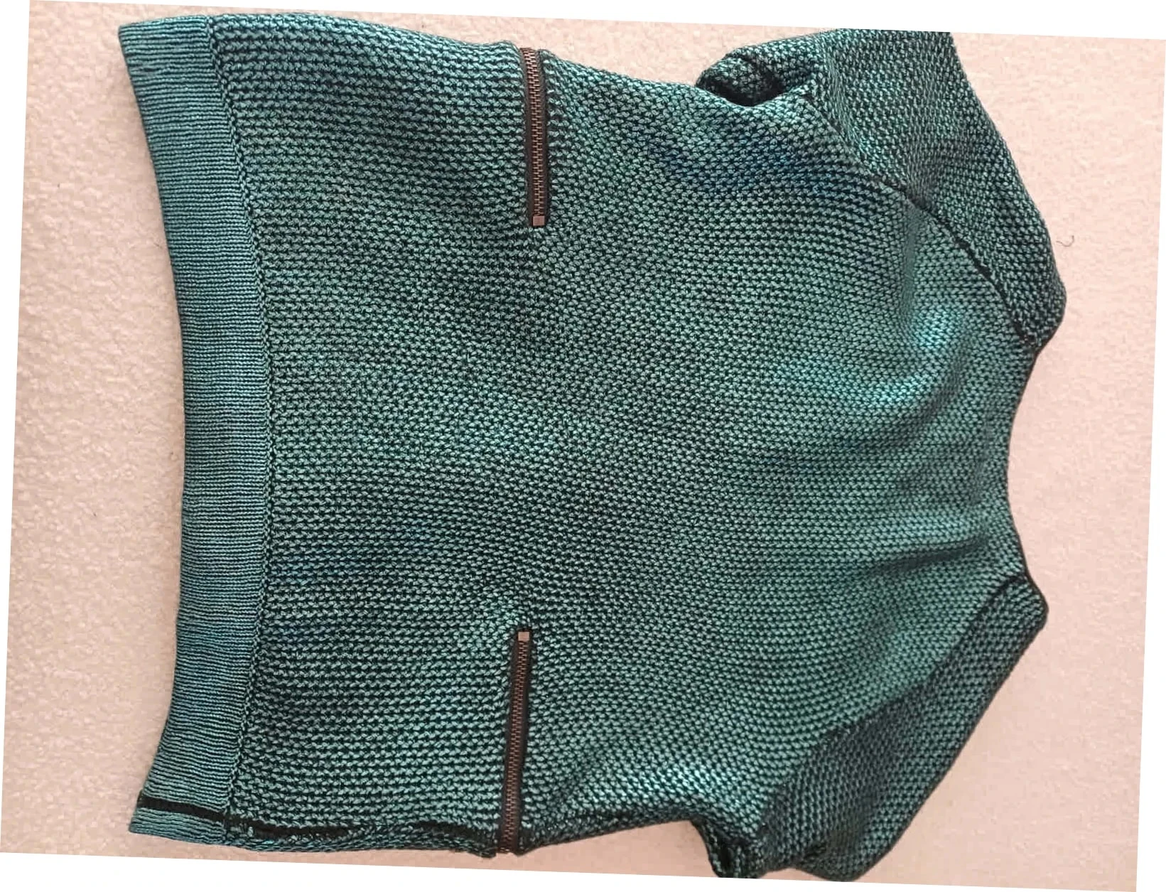Chaqueta de punto metalizado verde esmeralda Kookaï - Talla 1 (S) – photo 10